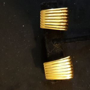 Gold tone  Monet earrings